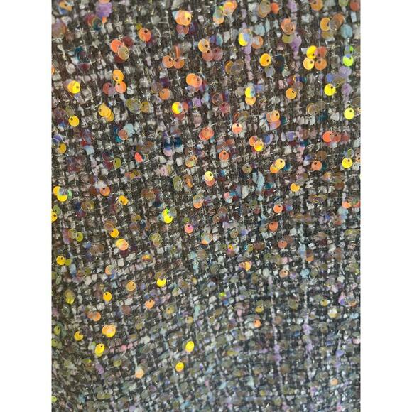 Anthropologie Endless Rose Woman Sequin Tweed Sleeveless Minidress, Size… - Picture 10 of 12